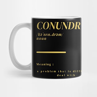 Word Conundrum Mug